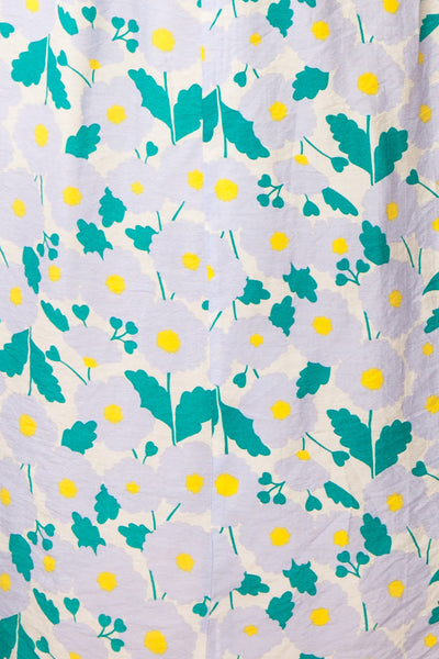 Clare Semi Open-Back Floral Midi Dress | Boutique 1861 fabric