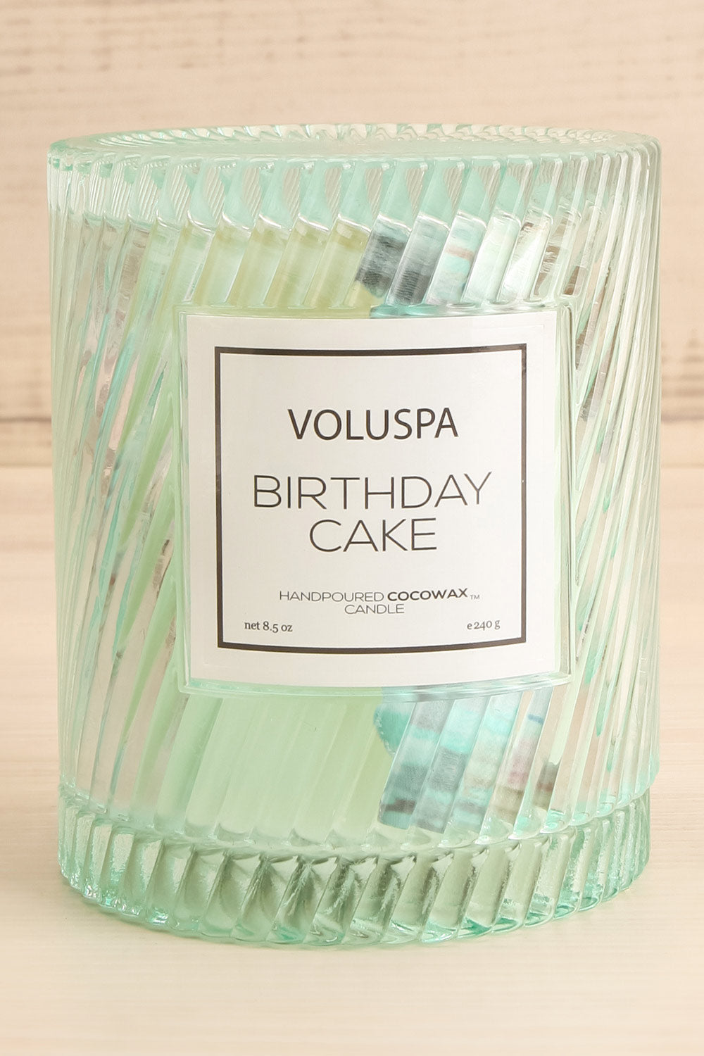 Cloche Candle Birthday Cake | Voluspa | La Petite Garçonne  front close-up