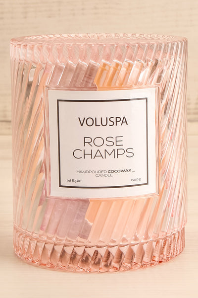 Cloche Candle Rose Champs | Voluspa | La Petite Garçonne  front close-up