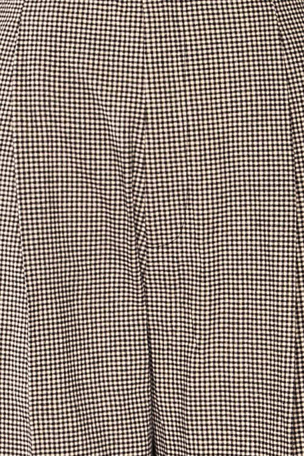 Clyde High-Waisted Gingham Pants | La petite garçonne fabric 
