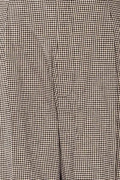 Clyde High-Waisted Gingham Pants | La petite garçonne fabric