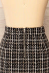Coahoma Plaid Mini-Skirt | La petite garçonne back close-up