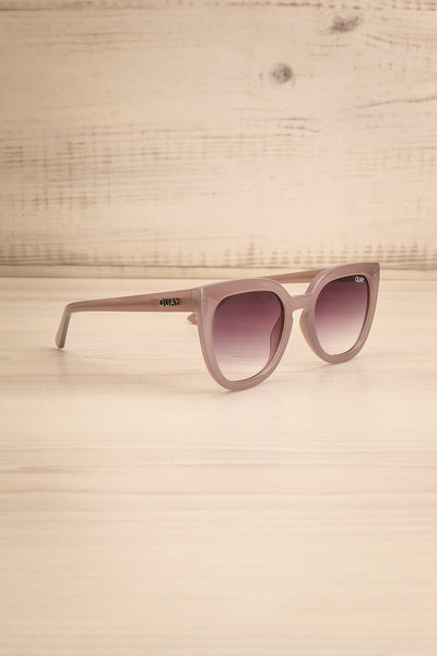Coeliades Purple Gradient Sunglasses | La petite garçonne side view