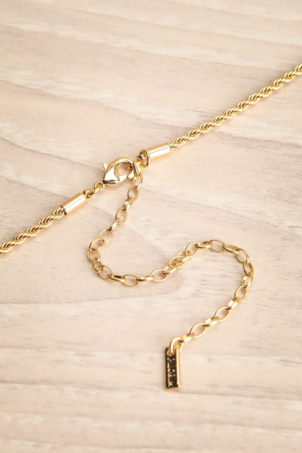 Cognassier Gold Chain Necklace | La petite garçonne closure