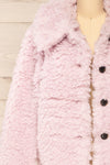 Coldfield Fuzzy Button-Up Teddy Coat | La petite garçonne open close-ip