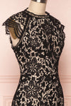 Colihaut Black Lace Fitted Cocktail Dress | Boutique 1861