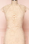 Colihaut Blush Lace Fitted Cocktail Dress | Boutique 1861