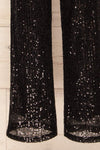 Coloma Black Wide-Leg Sequin Pants | La petite garçonne bottom
