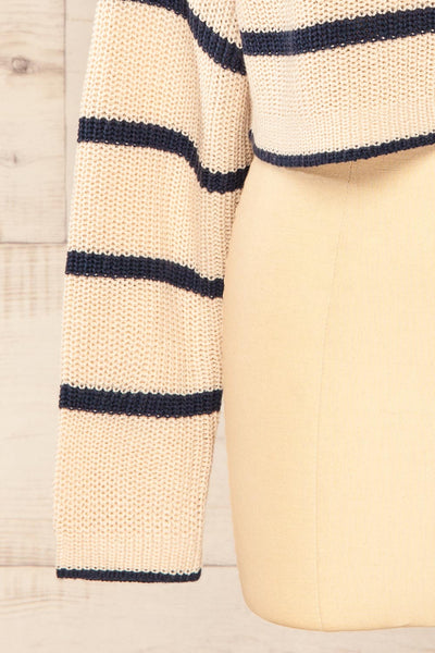 Colorado Cropped Striped Knit Sweater | La petite garçonne bottom