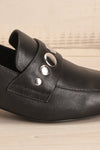 Coltana Black Slip-On Loafers side front close-up | La Petite Garçonne Chpt. 2 7