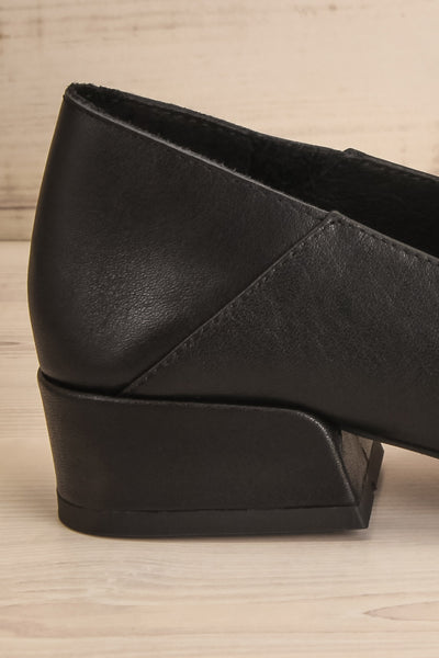 Coltana Black Slip-On Loafers side back close-up | La Petite Garçonne Chpt. 2 6