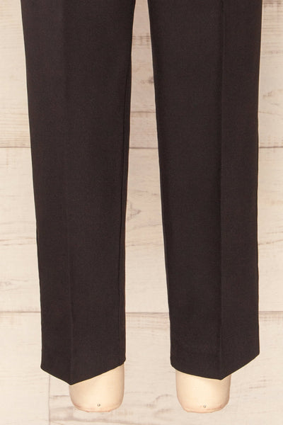 Compostelle Black High-Waisted Pants | La petite garçonne bottom