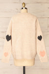 Coracao Oversized Heart Patterned Knit Sweater | La petite garçonne back view