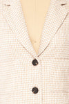 Cornino Cropped Tweed Blazer | La petite garçonne fabric