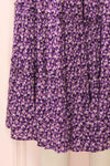 Coronis Purple Layered Floral Jumpsuit | La petite garçonne bottom