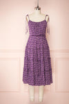 Coronis Purple Layered Floral Jumpsuit | La petite garçonne