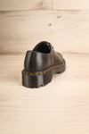 Crawley Leather Black Dr. Martens Shoes back view | La Petite Garçonne