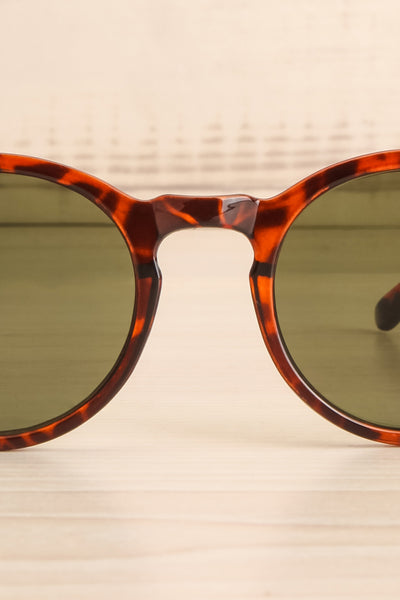 Crewe Green Tortoise Shell Wayfarer Sunglasses | La Petite Garçonne 6