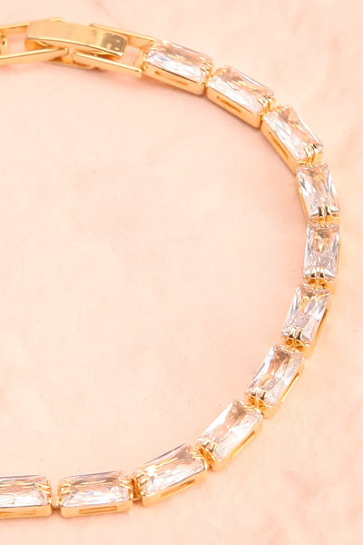 Croixe Gold Crystal Bracelet | Boutique 1861 close-up