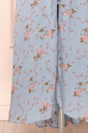 Cynthia Floral Button-Up V-Neck Midi Dress | Boutique 1861 bottom