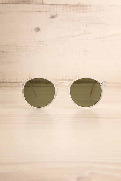 Dabie Clear Wayfarer Sunglasses | La Petite Garçonne 1