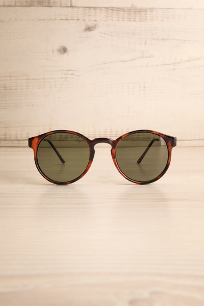 Dabie Green Tortoise Shell Wayfarer Sunglasses | La Petite Garçonne 1