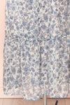 Danielsness Floral Midi Dress w/ Ruffles | Boutique 1861 details