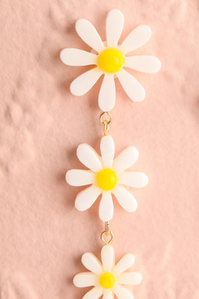 Daisies Daisy Chain Pendant Earrings | Boutique 1861 close-up