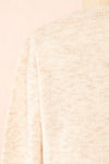 Dakota Button-Up Knit Cardigan w/ Lace Detail | Boutique 1861 back close-up