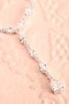 Danika Crystal Pendant Necklace | Boutique 1861 flat close-up