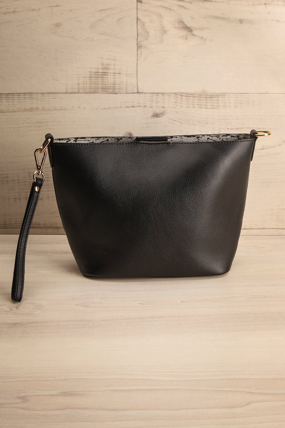 Danzon Black Clutch Bag with Removable Straps | La Petite Garçonne 1