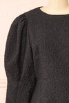 Daria Textured Open-Back Short Dress | Boutique 1861  front close-up