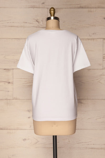Darling White Short Sleeved T-Shirt | La Petite Garçonne 6
