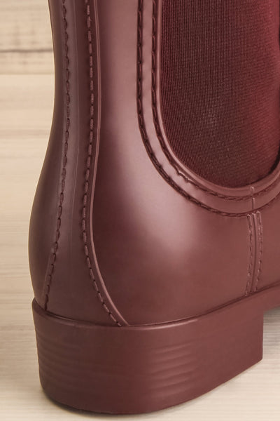 Dartford Burgundy Chelsea Rain Boots | La Petite Garçonne Chpt. 2 10