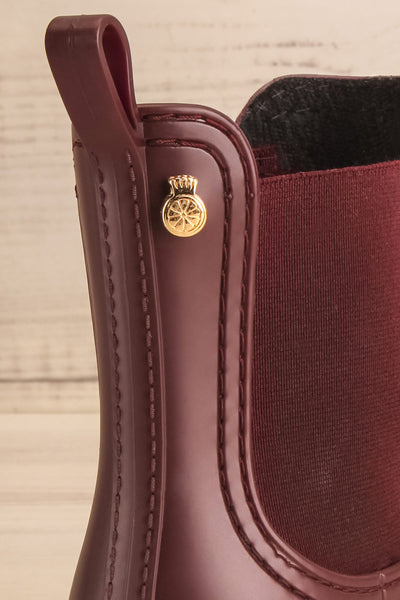 Dartford Burgundy Chelsea Rain Boots | La Petite Garçonne Chpt. 2 2