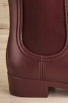 Dartford Burgundy Chelsea Rain Boots | La Petite Garçonne Chpt. 2 7