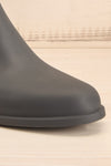 Dartford Grey Chelsea Rain Boots front close-up | La Petite Garçonne Chpt. 2
