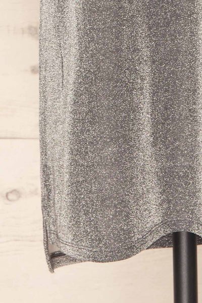 Dattilo Grey Shimmery T-Shirt Dress | La petite garçonne bottom