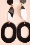 Deanna Durbin | Black Pendant Earrings