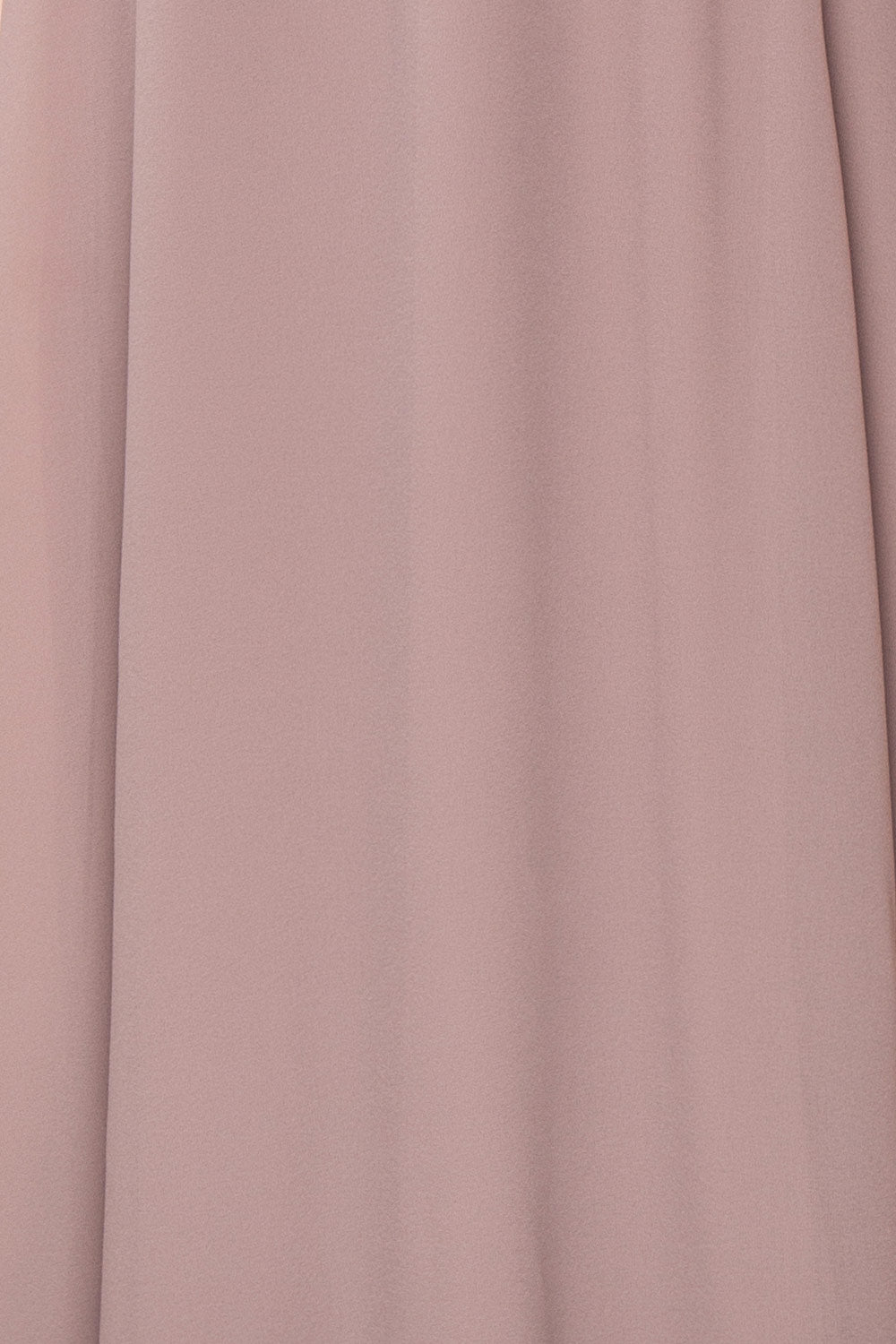 Debbie Taupe Mauve Minimalist Maxi Wrap Dress | Boudoir 1861 fabric detail