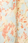 Dee Floral Jumpsuit w/ Square Neckline | Boutique 1861 fabric