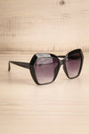 Deknepoll Black Oversized Sunglasses side view | La Petite Garçonne