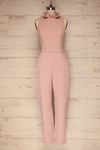 Delft Rose Pink Jumpsuit w/ Stand Collar front view | La Petite Garçonne