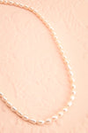 Delicatus White Pearl Necklace | Boutique 1861 flat view