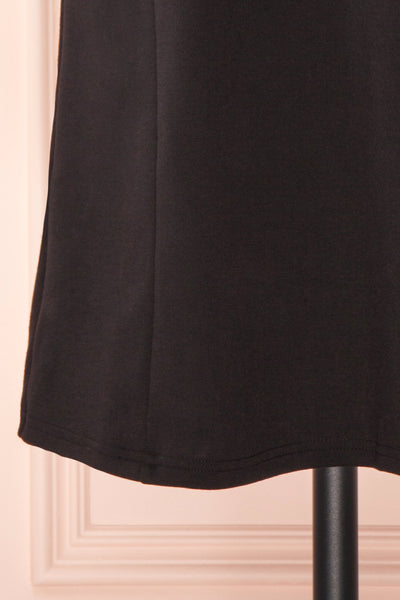 Delinela Short Black Dress w/ Bow | Boutique 1861 bottom