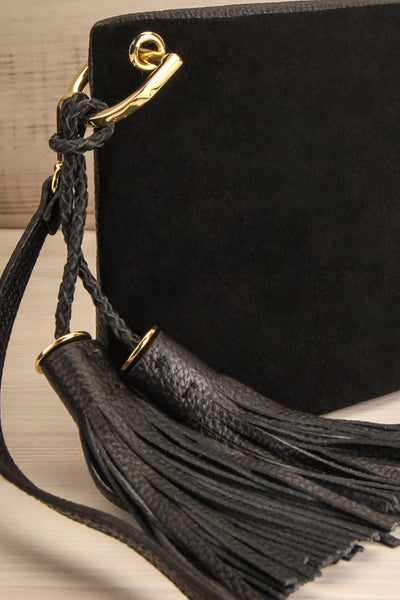 Demetra Black Ted Baker Handbag side close-up | La Petite Garçonne Chpt. 2