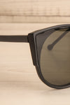 Demring Green & Black Butterfly Sunglasses side close-up | La Petite Garçonne