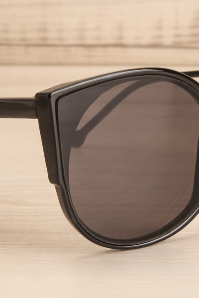 Demring Grey & Black Butterfly Sunglasses side close-up | La Petite Garçonne