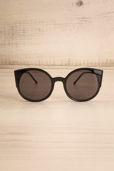 Demring Grey & Black Butterfly Sunglasses front view | La Petite Garçonne