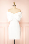 Desmonda Short Bustier Dress w/ Front Bow | Boudoir 1861 front view